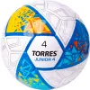 Мяч футб. TORRES Junior-4, F323804, р.4,глянц.ПУ, 4 сл, 32п, руч.сш, бел-жел-гол за 2&nbsp;070.60 ₽ купить в Балашихе