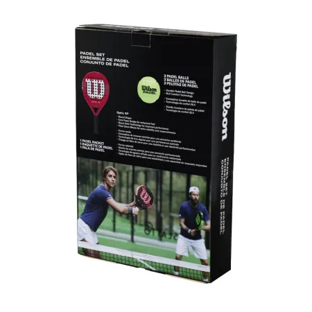 Набор для падела WILSON Optix XP Padel KIT, WR202110U2, ракетка + 3мяча, красный за 20&nbsp;362.60 ₽ купить в Балашихе