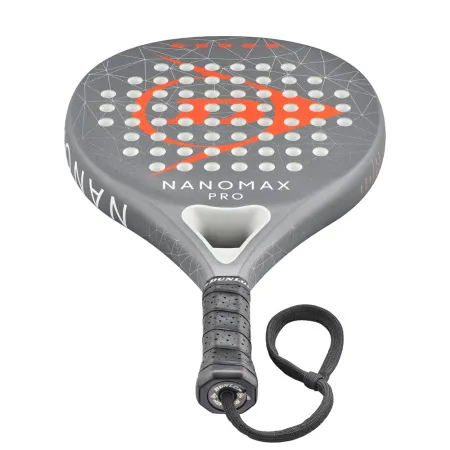 Ракетка для падела Dunlop Nanomax Pro, 10370739, для профессионалов, карбон,серо-оранжевый за 17&nbsp;248.20 ₽ купить в Балашихе