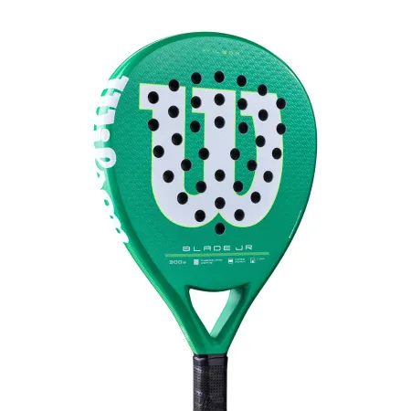 Ракетка для падела WILSON Blade Jr  V4 Padel, WR213811U0, для начин-х, стекловолокно, зеленый за 14&nbsp;934.50 ₽ купить в Балашихе