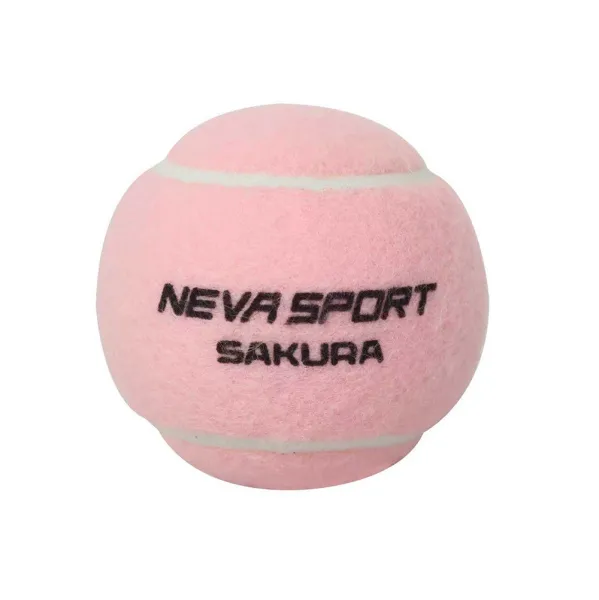 Мяч для падела NS Sakura, UAA2, уп.3 шт, сукно, нат.резина, розовый за 824.50 ₽ в Балашихе