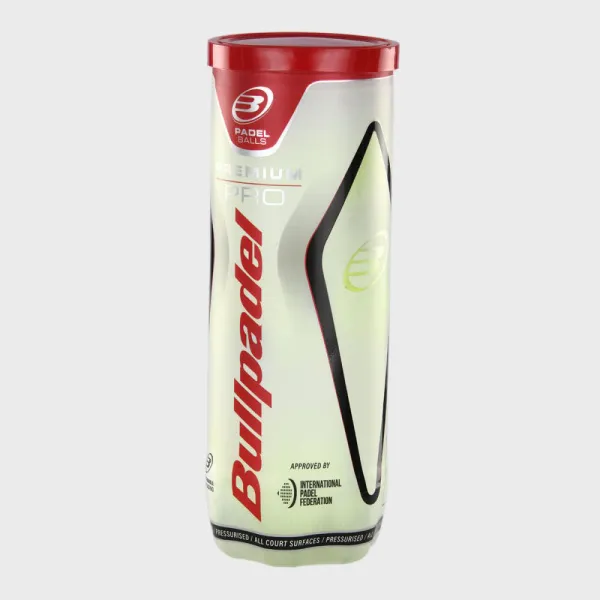 Мяч для падела BULLPADEL Premium PRO, 471959, уп.3 шт, FIP Approved, войлок, нат.резина,желтый за 1&nbsp;094.80 ₽ в Балашихе