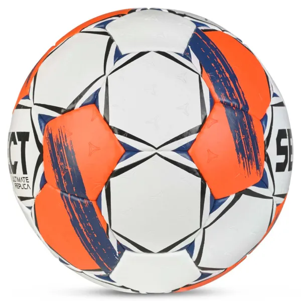 Мяч ганд. SELECT Ultimate Replica v25, 3572858745, р.3(Senior), ПУ,руч.сш, бел-оранж-т.син за 5&nbsp;373.70 ₽ в Балашихе
