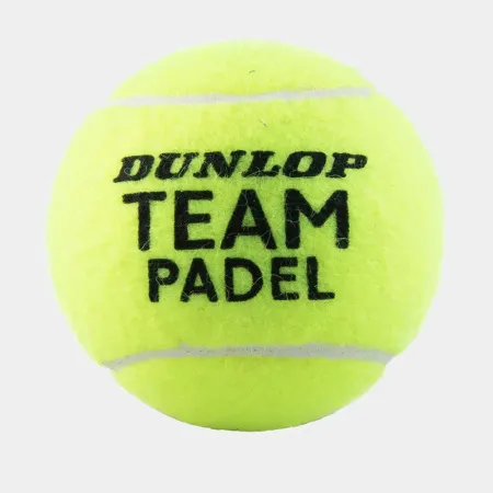 Мяч для падела Dunlop Team Padel, 601553, уп.3 шт, сукно, нат.резина,желтый за 1&nbsp;110.10 ₽ купить в Балашихе