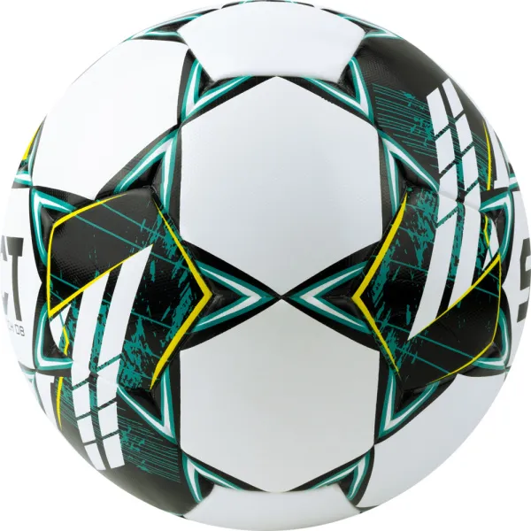 Мяч футб. SELECT Match DВ V23, 0575360004,р.5, FIFA Basic, 32п, ПУ, гибр.сш., бело-зелено-черн за 5&nbsp;875.20 ₽ в Балашихе