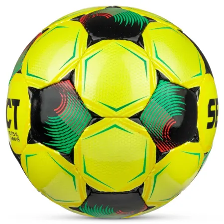 Мяч футзал. SELECT Futsal Mimas V26, 1053471007, р.4,FIFA Basic, 32п, ПУ, руч.сш, желто-зелено-черн. за 6&nbsp;113.20 ₽ купить в Балашихе