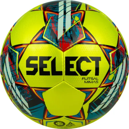 Мяч футзал. SELECT Futsal Mimas, 1053460550, р.4,FIFA Basic, 32 пан, гл.ПУ, руч.сш, жел-сине-красный за 6&nbsp;303.60 ₽ купить в Балашихе