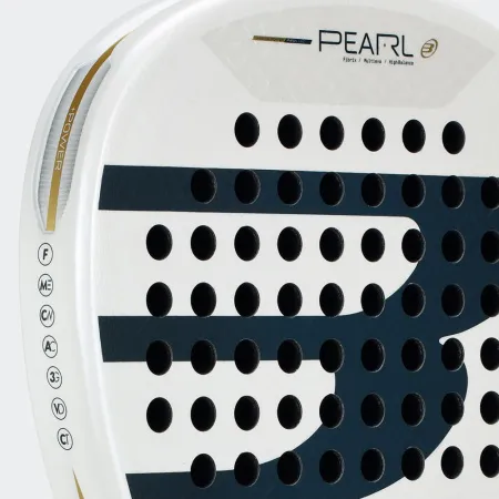 Ракетка для падела BULLPADEL Pearl 26, 493804, для профессионалов, карбон, бело-серый за 35&nbsp;929.50 ₽ купить в Балашихе