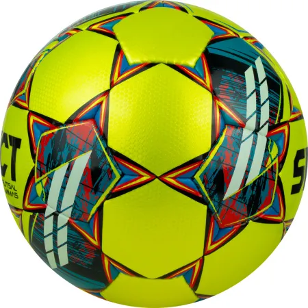 Мяч футзал. SELECT Futsal Mimas, 1053460550, р.4,FIFA Basic, 32 пан, гл.ПУ, руч.сш, жел-сине-красный за 6&nbsp;303.60 ₽ купить в Балашихе