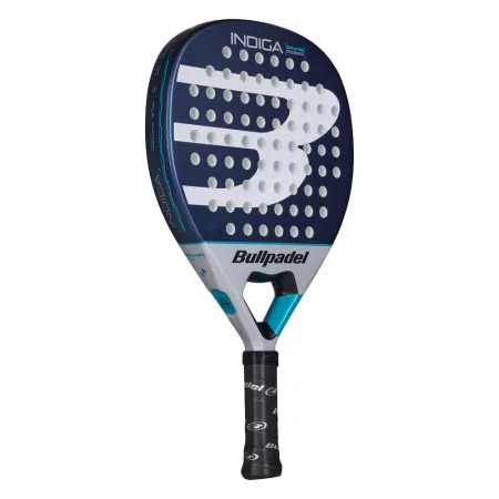 Ракетка для падела BULLPADEL Indiga Power 26, 494416, для начинающих, стекловолокно, темносине-серый за 14&nbsp;672.70 ₽ купить в Балашихе