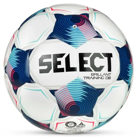 Мяч футб. SELECT Brillant Training DB V25, 0864171002, р.4, 32п, ТПУ, гибр.сш, бело-синий за 4&nbsp;936.80 ₽ купить в Балашихе