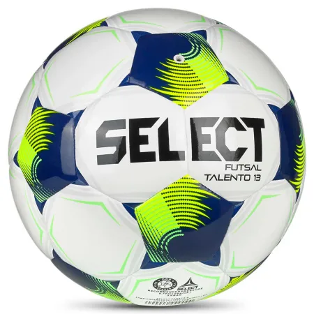 Мяч футзал. SELECT Futsal Talento 13 V26, 1062471015, р.3, 32п, ТПУ, гибр.сш, бело-сине-желтый за 4&nbsp;355.40 ₽ купить в Балашихе