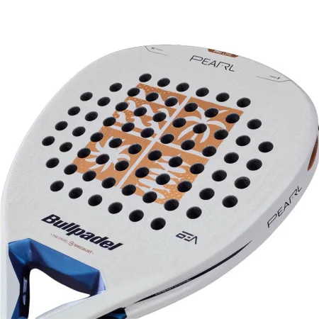 Ракетка для падела BULLPADEL Pearl 27, 497249, для проф-в, стекловолокно,карбон, бело-золотистый за 44&nbsp;319 ₽ купить в Балашихе