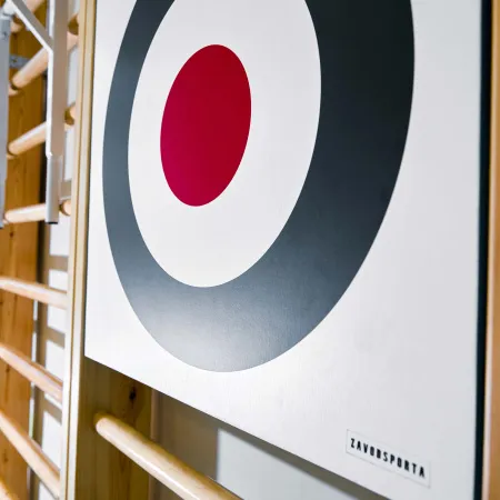 Щит для метания навесной на шведскую стенку (фанера) 700х700 ZAVODSPORTA за 8&nbsp;960 ₽ купить в Балашихе