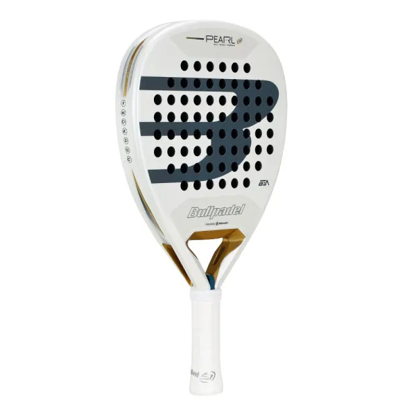 Ракетка для падела BULLPADEL Pearl 26, 493804, для профессионалов, карбон, бело-серый за 35&nbsp;929.50 ₽ в Балашихе