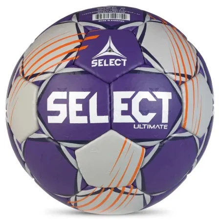 Мяч ганд. SELECT Ultimate Official EHF V24, 1612858999, Senior(р.3), EHF Appr, ПУ, руч.сш, фиол-сер за 15&nbsp;504 ₽ купить в Балашихе