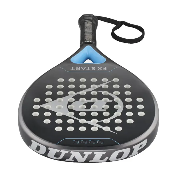 Ракетка для падела Dunlop FX Start, 10370737, для начинающих, гибрид, графит, черно-синий за 13&nbsp;175 ₽ в Балашихе