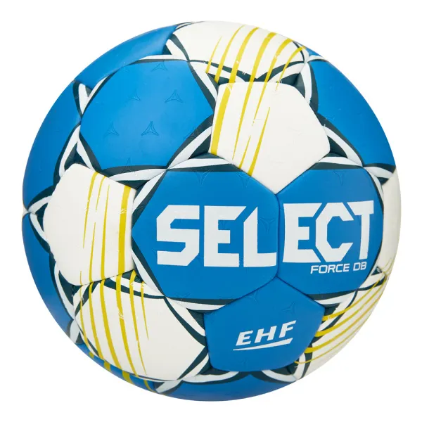 Мяч ганд. SELECT HB FORCE DB V25, 1622858205, Senior (р.3), EHF Appr,ПУ, гибр.сш., сине-белый за 8&nbsp;438.80 ₽ в Балашихе