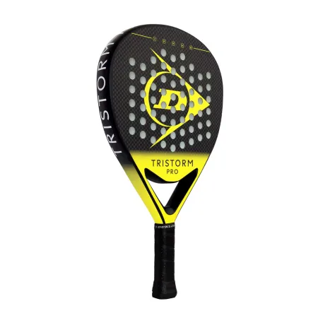 Ракетка для падела Dunlop Tristorm Pro, 10359946, для опытных игроков, графит, черно-желтый за 19&nbsp;643.50 ₽ купить в Балашихе