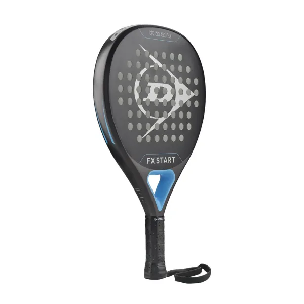 Ракетка для падела Dunlop FX Start, 10370737, для начинающих, гибрид, графит, черно-синий за 13&nbsp;175 ₽ в Балашихе