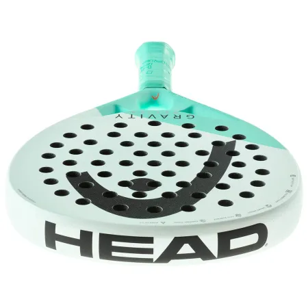 Ракетка для падела HEAD Gravity Motion, 224014, для продвинутых игроков, карбон, бело-бирюзовый за 23&nbsp;604.50 ₽ купить в Балашихе