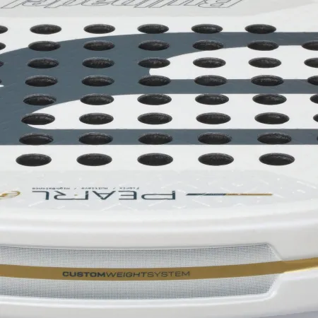 Ракетка для падела BULLPADEL Pearl 26, 493804, для профессионалов, карбон, бело-серый за 35&nbsp;929.50 ₽ купить в Балашихе