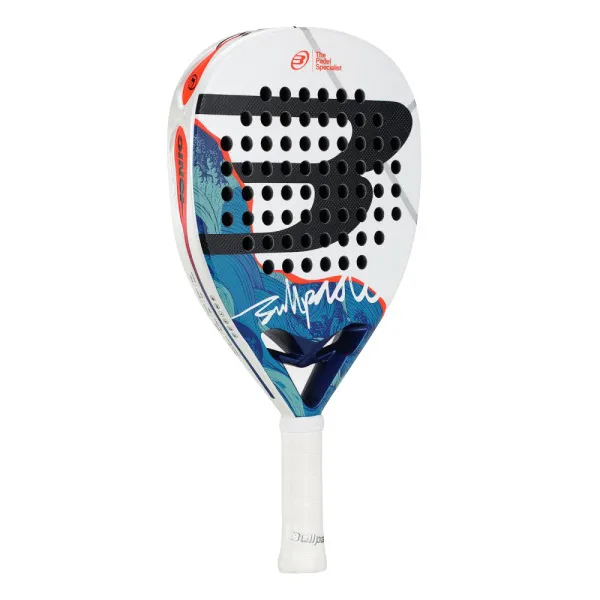 Ракетка для падела BULLPADEL Ionic Power 26, 494411, для продв. игроков, стекловолокно, сине-белый за 28&nbsp;944.20 ₽ в Балашихе
