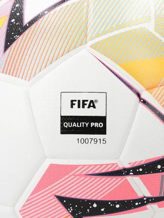 Мяч футзал PUMA Futsal 1, 08376301, р.4, FIFA Quality Pro, 32пан, ПУ, терм.сш, бело-розовый за 6&nbsp;502.50 ₽ купить в Балашихе