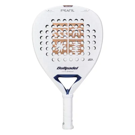 Ракетка для падела BULLPADEL Pearl 27, 497249, для проф-в, стекловолокно,карбон, бело-золотистый за 44&nbsp;319 ₽ купить в Балашихе