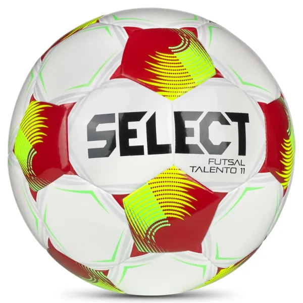 Мяч футзал. SELECT Futsal Talento 11 V26, 1061471014, р.3(Jr),  32п, ТПУ, маш.сш, бело-желто-красный за 4&nbsp;355.40 ₽ в Балашихе