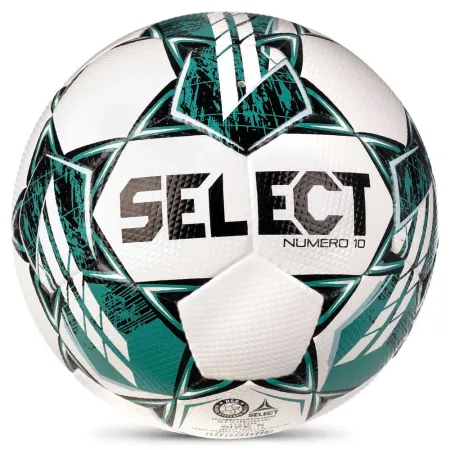 Мяч футб. SELECT NUMERO 10 V23, 0575060004, р.5, FIFA Basic, 32п, ПУ, руч. сш, бело-бирюзовый за 8&nbsp;051.20 ₽ купить в Балашихе
