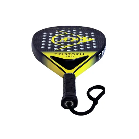 Ракетка для падела Dunlop Tristorm Pro, 10359946, для опытных игроков, графит, черно-желтый за 19&nbsp;643.50 ₽ купить в Балашихе