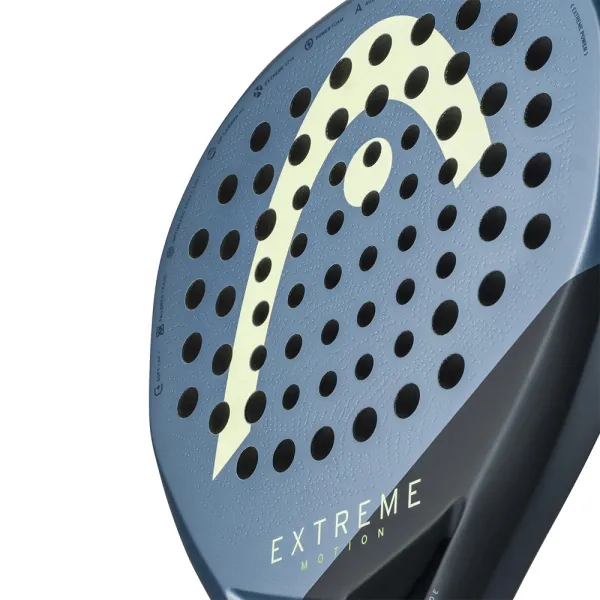 Ракетка для падела HEAD Extreme Motion, 223135, для профессионалов, углеродное волокно, темно-синий за 26&nbsp;894 ₽ в Балашихе