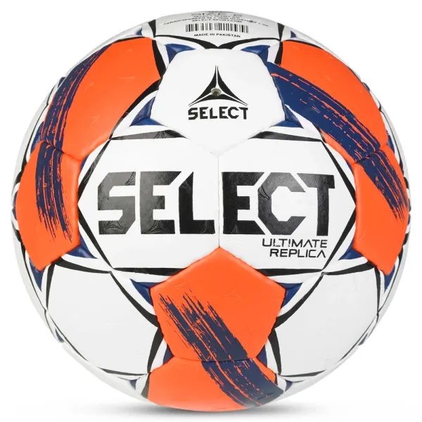 Мяч ганд. SELECT Ultimate Replica v25, 3572858745, р.3(Senior), ПУ,руч.сш, бел-оранж-т.син за 5&nbsp;373.70 ₽ в Балашихе