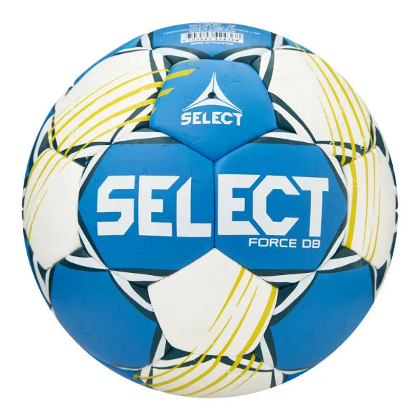 Мяч ганд. SELECT HB FORCE DB V25, 1622858205, Senior (р.3), EHF Appr,ПУ, гибр.сш., сине-белый за 8&nbsp;438.80 ₽ в Балашихе