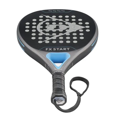 Ракетка для падела Dunlop FX Start, 10370737, для начинающих, гибрид, графит, черно-синий за 13&nbsp;175 ₽ купить в Балашихе